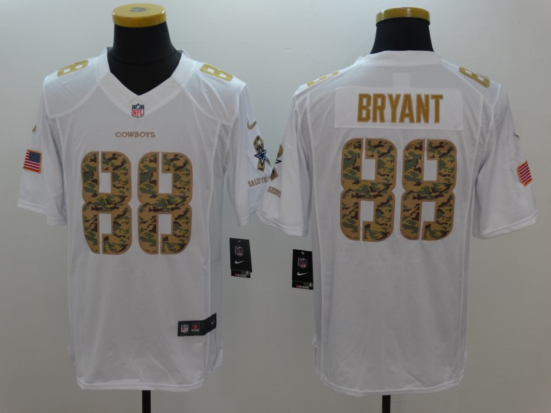 Men's Dallas Cowboys Dez Bryant #88 White Jersey